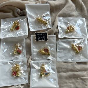 World Cup Mini Trophy Pin Keychains